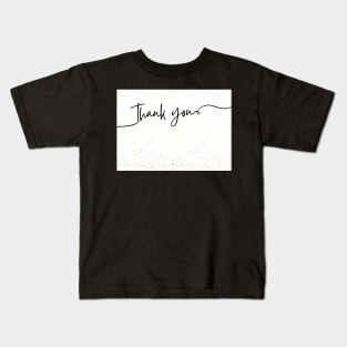 Thank you design Kids T-Shirt